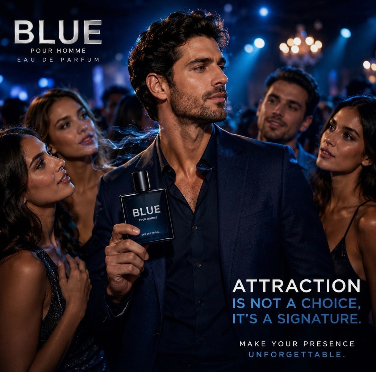 Blue Pour Homme Eau de Parfum 100ml Men's Cologne Long Lasting Fragrance Spray