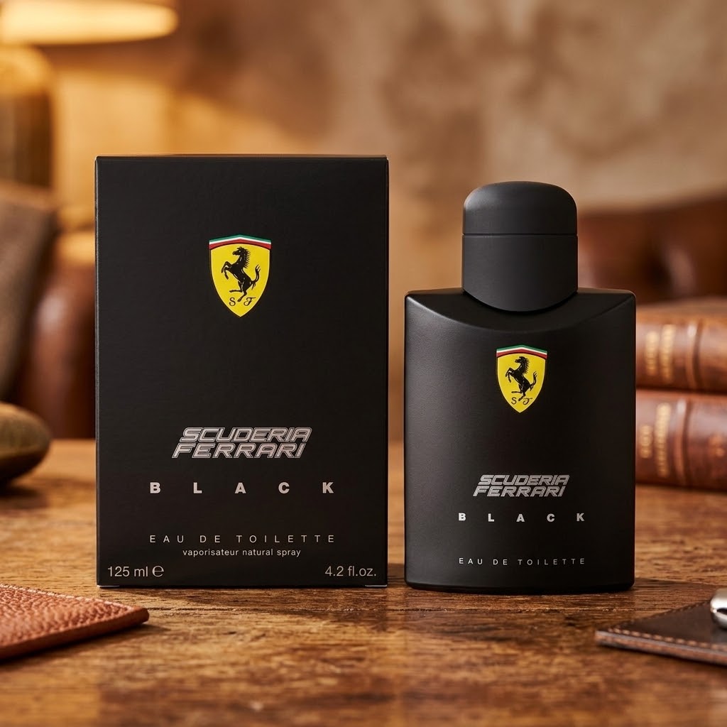 Ferrari Black Eau de Toilette 125 ml (4.2 fl oz).