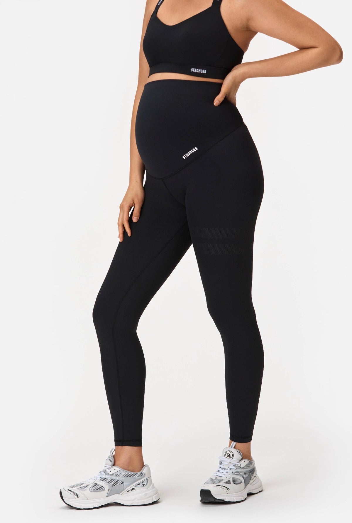 Legging de Maternité Taille Haute
Pantalon elastik pou konfò