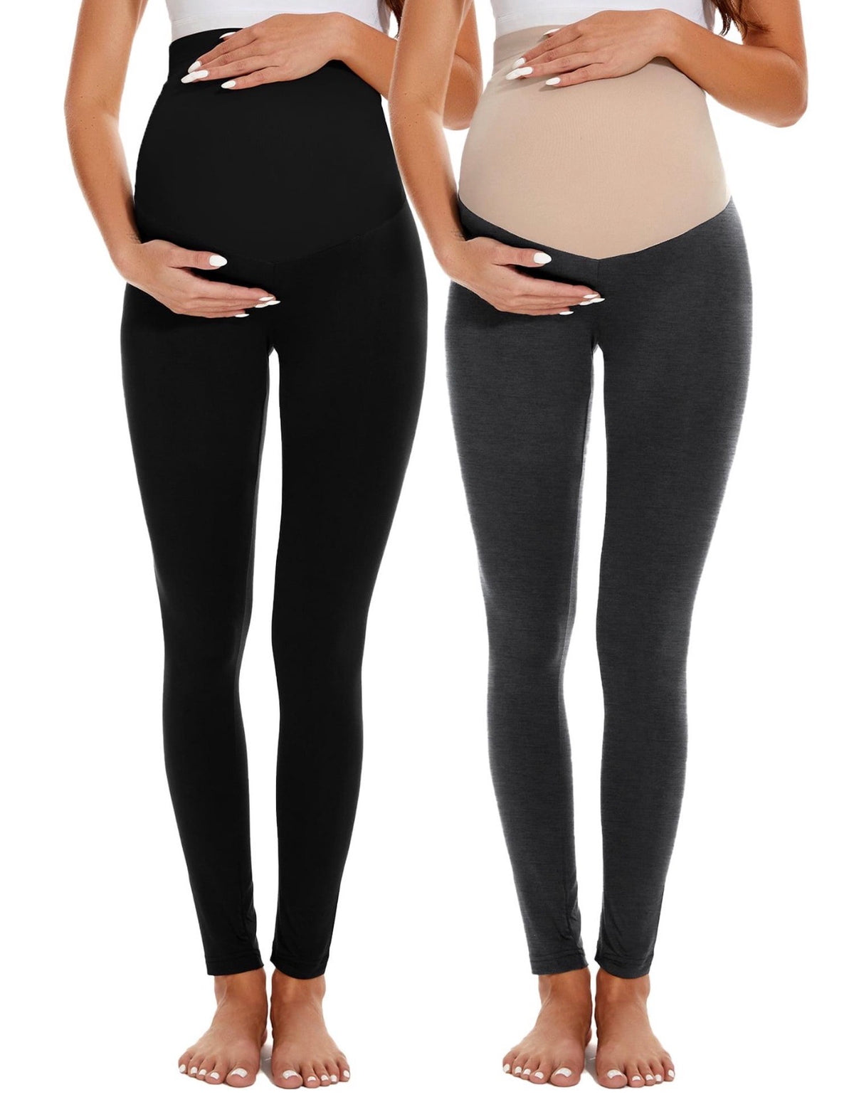 Legging de Maternité Taille Haute
Pantalon elastik pou konfò