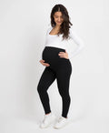 Legging de Maternité Taille Haute
Pantalon elastik pou konfò