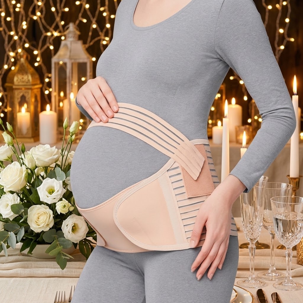 Ceinture de Soutien de Grossesse
Senti sipò pou vant ak do.