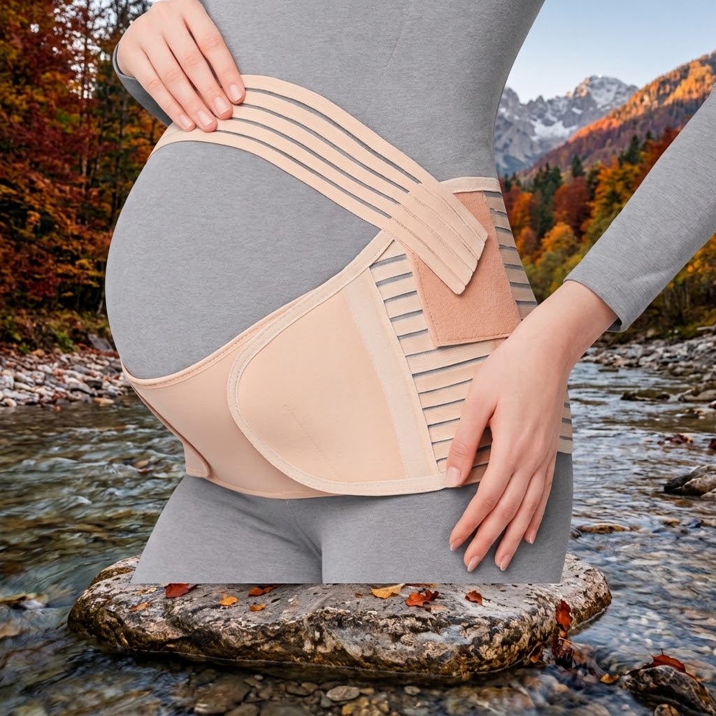 Ceinture de Soutien de Grossesse
Senti sipò pou vant ak do.